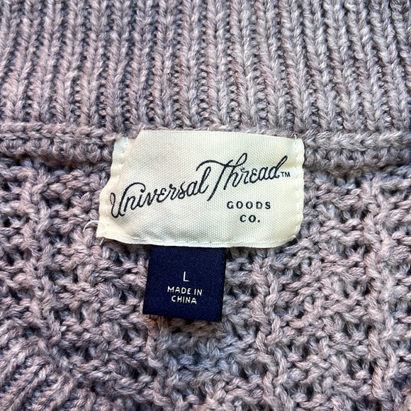 Universal Thread Purple Haze Cropped Crewneck Sweater. Size Large. EUC. - Picture 4 of 5